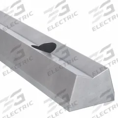 THOMSON Linear Shaft Support Rail: 3/4 in Shaft Dia, 48 in Lg, Black Oxide, Steel (MPN LSR-12-PD). Key specifications — attr111735: THOMSON; attr111741: Black Oxide.