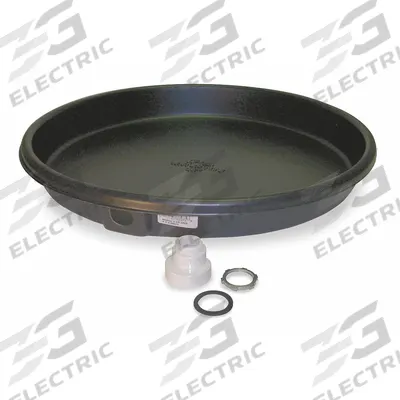APPROVED VENDOR Water Heater Pan: Plastic, 28 in OD - Plastic Water Heater Drain Pans