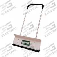 MANPLOW Snow Pusher: Plastic, 13 in Blade Lg, 32 in Blade Wd, 0.19 in Gauge, 48 in Handle Lg (MPN PRO32). Key specifications — Brand: MANPLOW; Handle Grip: U Handle.