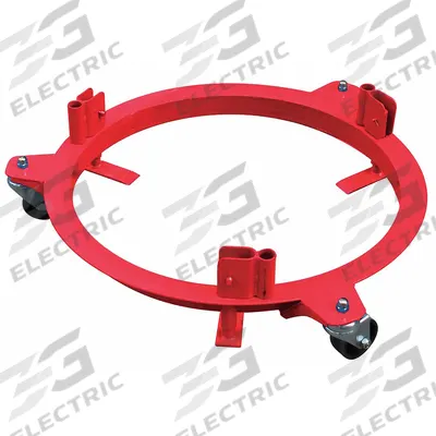 APPROVED VENDOR Drum Dolly: 750 lb Load Capacity, For 55 gal Container Capacity, Round - Open-Deck Drum Dollies