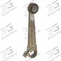 TELEMECANIQUE SENSORS Limit Switch Lever Arm: Roller Lever, Fixed, 3 in Arm/Operator Lg - Max (MPN 9007EA12). Key specifications — Brand: TELEMECANIQUE SENSORS; Compatible with Series: 9007C; Roller Position: Outside Offset; Actuator Style: Rotary Lever Roller.