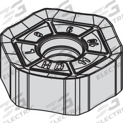 WIDIA Hexagon Milling Insert: HNPJ535ANSNHD, HNPJ0905ANSNHD (MPN 3670842) - Machining