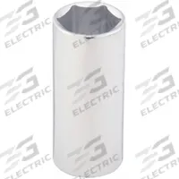 WESTWARD Socket: Metric, 1/2 in Drive Size, 27 mm Socket Size, 6-Point, Deep, Chrome, Socket (MPN 53YV18). Key specifications — attr1204417: WESTWARD; attr1204392: Chrome.