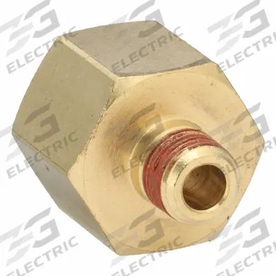 PARKER Metal Pipe Straight: Straight, 3/8 in x 1/8 in - Threaded High-Pressure Pipe Fittings with Sealant