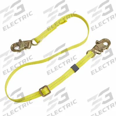 3M DBI-SALA Positioning Lanyard: Steel Snap Hook, Steel Snap Hook, 6 ft Lg - Positioning & Restraint Lanyards
