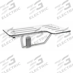 BRADLEY Shower Bench: Phenolic, 34 1/2 in Max. Seat Wd, 250 lb Wt Capacity (MPN 9569-000000)