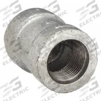 APPROVED VENDOR Metal Pipe Straight: Straight, 1/2 in x 1/2 in, Malleable Iron (MPN 1LBN9)
