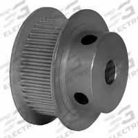 DAYTON Timing Pulley: Modified Curvilinear, Fixed, For GT Timing Belt Section, For 9 mm Belt Wd (MPN 44-2P09-6FA3). Key specifications — Brand: DAYTON; Finish: Clear Anodized; For Belt Series: Powerhouse®.
