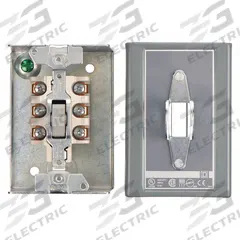 SQUARE D Manual Motor Switch: 3 Poles, 30 A, 1 NEMA Rating, Painted Steel Enclosure (MPN 2510KGJ2). Key specifications — Brand: SQUARE D; Maximum Voltage Rating: 230V DC; Mounting Style: Surface; Pilot Light: Not Included; Enclosure Material: Painted Steel.