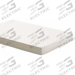 FOUNDATIONS Crib Mattress: 39 in Overall Lg, 25 in Overall Wd, 1 in Overall Ht, Vinyl, White, Foam (MPN 1454037). Key specifications — Color: White; Brand: FOUNDATIONS; Cover/Linen Material: Vinyl.