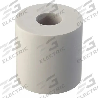 APPROVED VENDOR Spacer: #10 Screw Size, 1/2 in Overall Lg, Round, Nylon, Plain, Nylon - Plastic Spacers