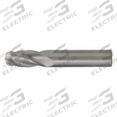 CLEVELAND Ball End Mill: Carbide, 4 Flute, 5/8" Mill Dia, 2-1/4" LOC, 5" OAL (MPN C63568)