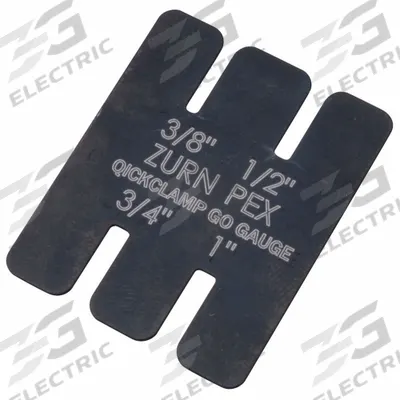 ZURN PEX PEX Tool: 0.375 in Min Compatible Wire Size, 0.75 in Max Compatible Wire Size - PEX Crimp Gauges
