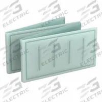 GRAINGER Link Air Filter: 20 in x 25 in x 1 in, 25 in Section Wd, 4 Sections, 2 Ply, MERV 8 (MPN 2GGV1). Key specifications — Performance Rating: MERV 8; Brand: GRAINGER; Media Material: Synthetic.