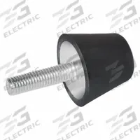 JW WINCO Vibration-Isolating Mount: Flat Conical, Buna-N, Male x Non-Threaded Style, M6 Thread Size (MPN 253-25-M6-8-55). Key specifications — Isolator Body Material: Buna-N.