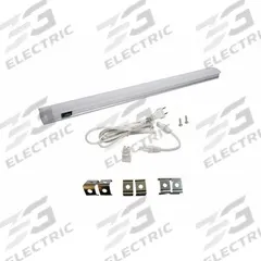 LED Cove Light Fixture: 24 in Lg, 720 lm, 4500K, 9 W, Plug-In, Silver, Aluminum, 1 in Ht, 120V AC (MPN ZX524-CL-HL-CW-9). Key specifications — attr1262778: 120V AC; attr1262749: Plug-In; attr1262754: Integrated LED; attr1262758: Aluminum; attr1262760: Yes; attr1262765: LED; attr1262776: High/Low; attr1262780: 4500K.