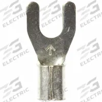 3M Fork Terminals: Bare, #8 Stud Size, 12 AWG – 10 AWG Wire Range, Std Fork, 600 V (MPN M10-8FX). Key specifications — attr1307963: M10-8FX; attr1307967: 3M.