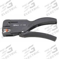 PANDUIT Crimper: Wire Cutter /Wire Stripper, Insulated Single Ferrules, Trapezoid Crimp, 20 AWG, Die (MPN CT-1000). Key specifications — attr513948: Trapezoid Crimp; attr513949: FSD-DSL Series Ferrules on Strip; attr510596: PANDUIT.