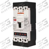 EATON Molded Case Circuit Breaker: 400 A Amps, 65kA at 240V AC, Fixed, ABC, Line/Load Lug, Std, DK (MPN DK3400). Key specifications — Series: DK; Max. AIR Rating: 65kA at 240V AC; Instantaneous Trip: Fixed; Phase Connection: ABC; Terminal Connection: Line/Load Lug; Frame Size: 400A/K.