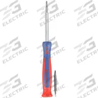 WESTWARD Multi-Bit Screwdriver: Phillips/Slotted Tip, #0/#00/1/8 in/5/32 in Tip Size, 4 Tips, 401K85. Key specifications — attr1205339: Slotted: 3/32 in + 1/8 in; attr1205303: WESTWARD.