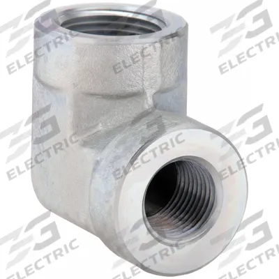 PARKER Metal Pipe Elbow: 1 in x 3/4 in, Female NPT Threaded x Female NPT Threaded - Threaded High-Pressure Pipe Fittings