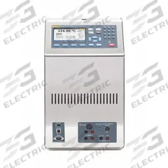 FLUKE Thermometer Calibrator: 95°F to 482°F /-25°C to 140°C, 95°F to 482°F /35°C to 250°C, +/- 0.1°C (MPN 6109A-P-156). Key specifications — Brand: FLUKE; Accuracy: +/- 0.1°C; Stability: 0.015°C; Common Fluid Compatibility: Silicone Oil Type 200.50.