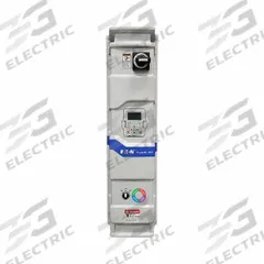 EATON Variable Frequency Drives: In Phase Three, Out Phase Three, 40 hp, 52 A Output Current - Max (MPN EHB0524E2KU0E20000). Key specifications — Style: Enclosed HVAC Drive with Bypass; Color: White; Output Phase: Three.