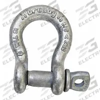 CROSBY Anchor Shackle: Anchor Shackle, 25,000 lb Working Load Limit, 1 11/16 in Wd Between Eyes (MPN 1017582). Key specifications — Body Color: Silver; Brand: CROSBY.