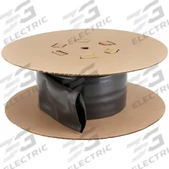 INSULTAB Heat Shrink Tubing: 4 in I.D. Before Shrinking, 2 in I.D. After Shrinking, 5 ft Lg, Black (MPN HS-105 4" Blk 5). Key specifications — Color: Black; Brand: INSULTAB.