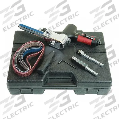 CHICAGO PNEUMATIC Air Belt Sander Kit: 1/2 in Belt Wd, 18 in Belt Lg, Pivoting Arm, Light Duty - Belt Sander Kits