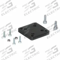AFAG Connection Plate: Mfr Part # 50077110, M4 Mount Hole Size, Ø7x3 Center Bushing Sizes. Key specifications — attr948518: 50077110; attr1227220: M4; attr1227223: Ø7x3; attr1227224: M4 x 12; attr948531: AFAG.