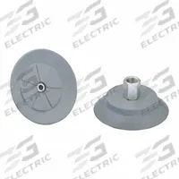 SCHMALZ Vacuum Pad Assembly: G1/4 in, 98.1 mm Pad Dia, NBR, 55 A, Gray, 35.4 mm Pad Ht (MPN 10.01.01.14065). Key specifications — attr1019168: 55 A; attr1019165: 10.01.01.14065; attr1019167: SCHMALZ; attr1019180: Gray.