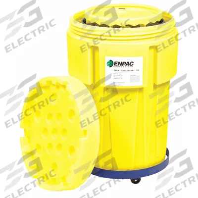 ENPAC Mobile Spill Collector Kit: Mobile Spill Collector Kit, 103 gal Spill Capacity - Drum Spill Collectors
