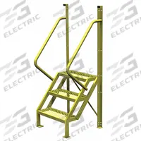 TRI-ARC Configurable Platform Ladder: 6.8 ft Overall Ht, 30 in Overall Wd, 20 in Overall Dp, Steel (MPN UCL5003242). Key specifications — Material: Steel; Color: Yellow; Brand: TRI-ARC.