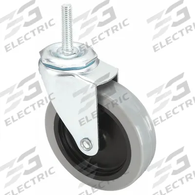 APPROVED VENDOR Stem Caster: Swivel, 4 in Wheel Dia., 1 in Wheel Wd, Polyurethane - Standard Threaded Stem Casters