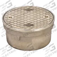JAY R. SMITH MFG. CO Floor Cleanout: 6 in Overall Dia, 3 in Overall Ht, Nickel Bronze, Nickel Bronze (MPN 4890C04). Key specifications — Color: Bronze; Resistance Properties: Corrosion-Resistant; Brand: JAY R. SMITH MFG. CO; Finish: Nickel Bronze; Includes: Cleanout Body and Cover.