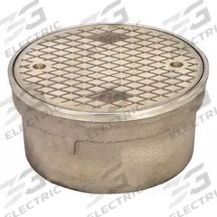 JAY R. SMITH MFG. CO Floor Cleanout: 6 in Overall Dia, 3 in Overall Ht, Nickel Bronze, Nickel Bronze (MPN 4890C04). Key specifications — Color: Bronze; Resistance Properties: Corrosion-Resistant; Brand: JAY R. SMITH MFG. CO; Finish: Nickel Bronze; Includes: Cleanout Body and Cover.
