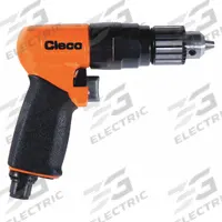 CLECO Air-Powered Drill: 3/8 in Chuck, Heavy Duty, 2,600 RPM, 1 hp, Keyed (MPN MP1457-51). Key specifications — attr1320790: CLECO.