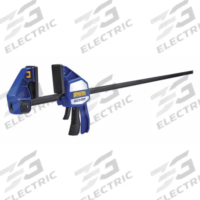 IRWIN Bar Clamp: Full-Faced / Flat, 50 in Max Jaw Opening, 9 1/4 in to 58 7/8 in - Dual-Function Trigger Clamps & Spreaders