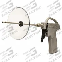 EXAIR Air Gun: Ergonomic Grip, Cast Aluminum, 1/4 in Female NPT, 12 in Actual Extension Lg, Straight (MPN 1604SS-12-CS). Key specifications — attr1328526: Cast Aluminum; attr1328500: Model 1004SS Back Blow Air Nozzle; attr1328508: EXAIR; attr1328515: Yes; attr1328533: Yes.