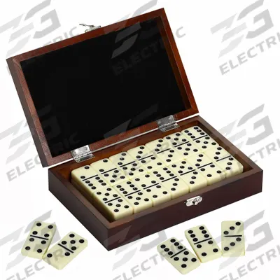 HATHAWAY Domino Set: (28) Double Six Dominoes (MPN BG2133) - Domino Sets