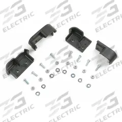 WERNER Ladder End Caps: For Stepladders, End Caps (MPN 25-13). Key specifications — Includes: Hardware; Color: Black; Brand: WERNER; Compatible Ladder Type: Stepladders; Compatible with Series: FE1000-2 Series (Mk 5 - Mk 9); Product Type: End Cap.