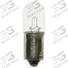 APPROVED VENDOR Incandescent Bulb: Incandescent, Miniature Bayonet (BA9s), (T) Tubular, T3-1/4 (MPN 12VMB-1). Key specifications — Light Color: White; Trade Number: 12VMB-1; Voltage: 12V AC; Brand: APPROVED VENDOR; Bulb Shape: T3-1/4.