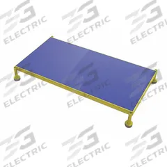 TRI-ARC Adjustable Height Work Platform: 14 in Platform Ht - Max, 24 in Platform Wd, Steel, Adj Ht (MPN MCOS48249). Key specifications — Brand: TRI-ARC; Color: Yellow; Tread Type: Antifatigue Mat.