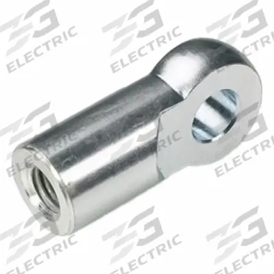 JW WINCO Rod Ends: Steel, Blue Passivated Zinc Plated, 29 mm Hole Center-to-End Lg - Steel Female Threaded Fixed Rod Ends