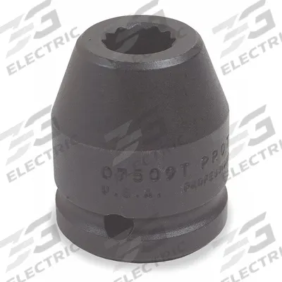 PROTO Impact Socket: 3/4 in Drive Size, SAE, 11/16 in Socket Size, 12-Point, Std - 3/4" Drive Impact Sockets