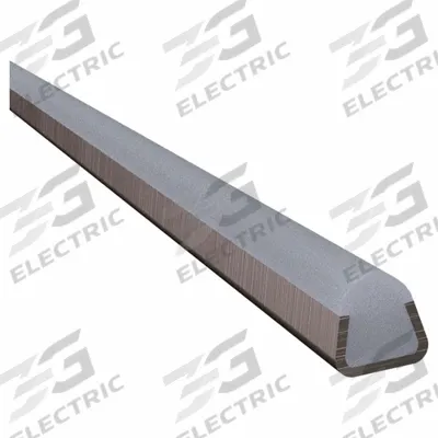 MASON PLASTICS Round Natural UHMW rail guide with SS sheath: Similar to Valu - General Purpose UHMW Guide Rails