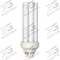 PHILIPS Compact Fluorescent Bulb: 4-Pin (GX24q-3), PL-T, Fluorescent, 4100K, 2,250 lm Light Output (MPN PL-T 32W/841/A/4P/ALTO). Key specifications — Brand: PHILIPS; Bulb Designation: PL-T 32W/841/A/4P 1CT/5X10BOX ALTO; Dimmable: Yes; Color Temperature: 4100K.