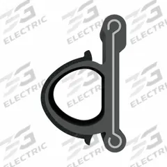 FAIRCHILD Edge Trim: Side Bulb, 8 ft Overall Lg, Rubber Outer (MPN 1379-4X2). Key specifications — Brand: FAIRCHILD; Color: Black; Outer Material: Rubber; Profile Shape: Side Bulb.