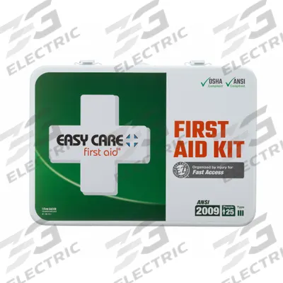 APPROVED VENDOR First Aid Kit and Housing: Industrial, 25 People Served, 112 Components - General Purpose First Aid Kits